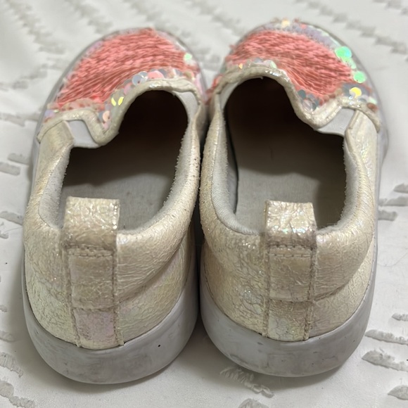 💖 Cat & Jack Flip Sequin Slip On Shoes Size 13 - Picture 5 of 7